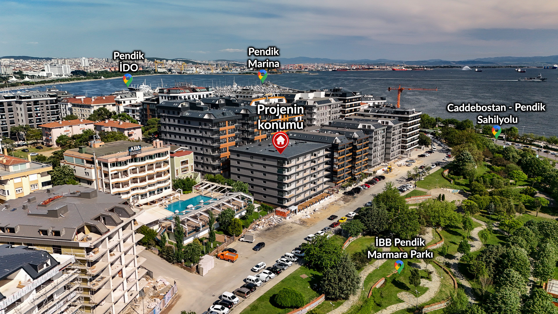 PENDİK BURUNDA FULL DENİZ MANZARA - Resim 5